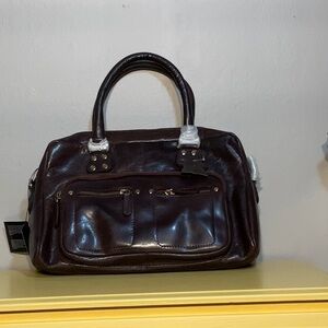 Ralu Italian Leather Purse Satchel Bag NWT